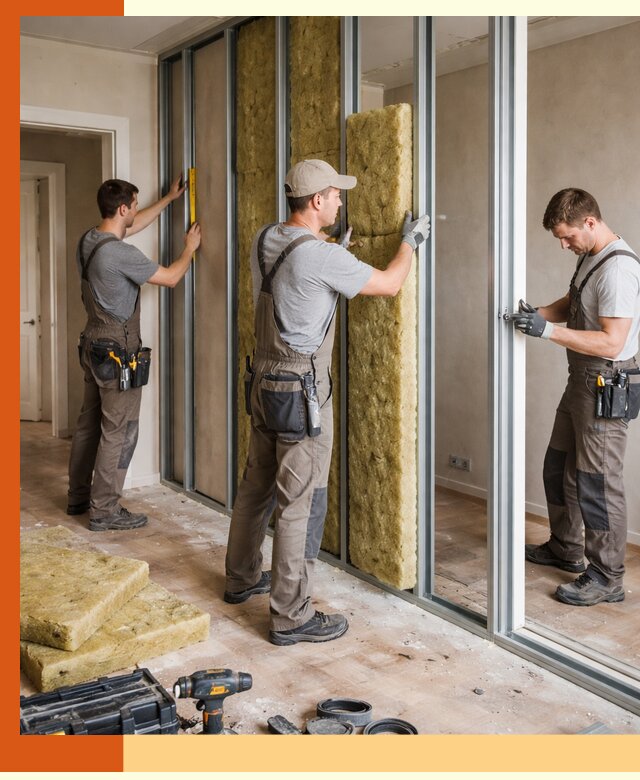 Шумоизоляция межкомнатных перегородок в Бузулуке эффективно и надёжно