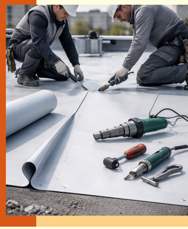 Гидроизоляция мембранной кровли в Бузулуке: монтаж и ремонт быстро