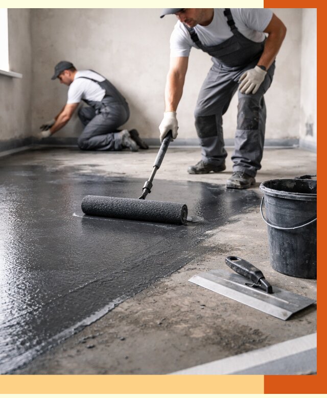 Профессиональная гидроизоляция пола в Бузулуке от 8860 руб. под ключ | ТепломастерБзл