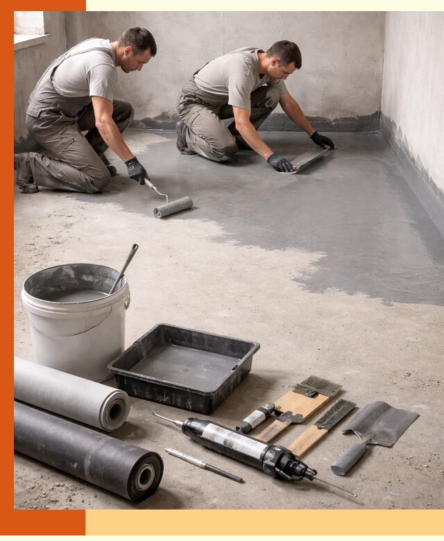 Гидроизоляция пола в Бузулуке — надежная защита от влаги и протечек