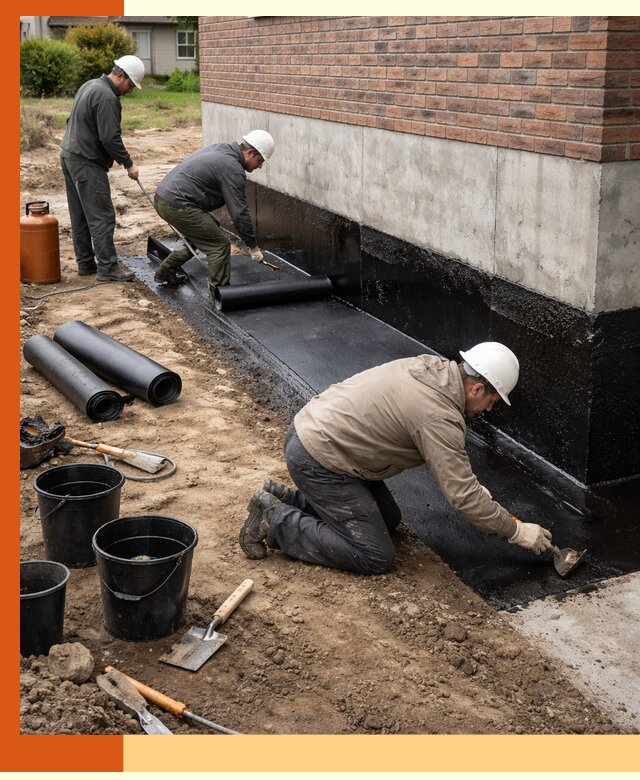 Гидроизоляция фундамента в Бузулуке: надежная защита строений