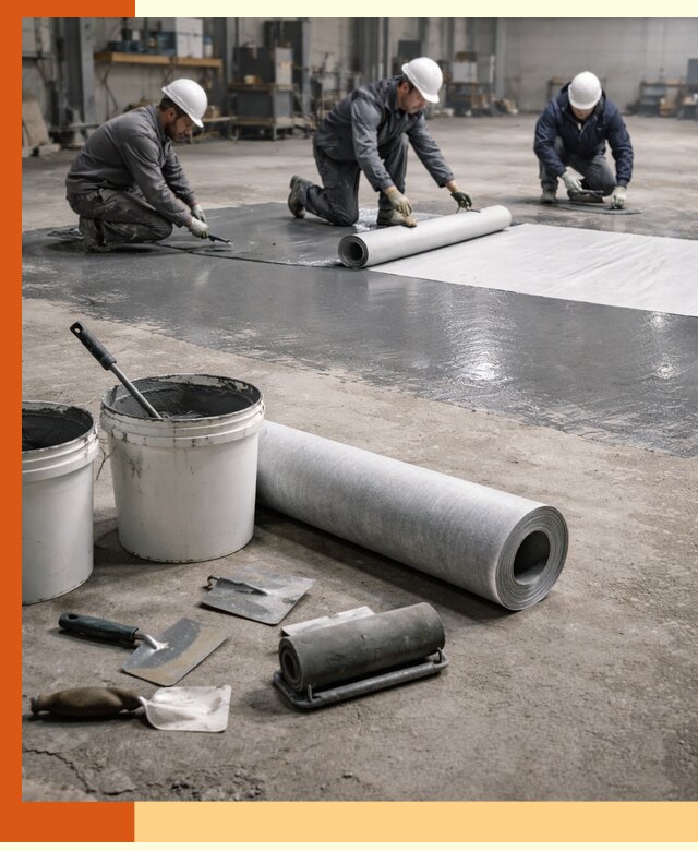 Гидроизоляция промышленного пола в Бузулуке — защита и долговечность