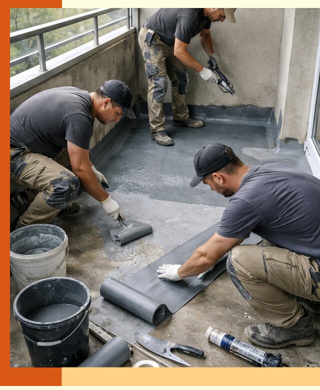 Гидроизоляция балкона в Бузулуке: надежная защита от протечек