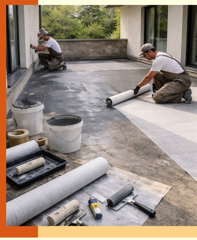 Гидроизоляция террасы в Бузулуке — надежная защита от влаги и протечек