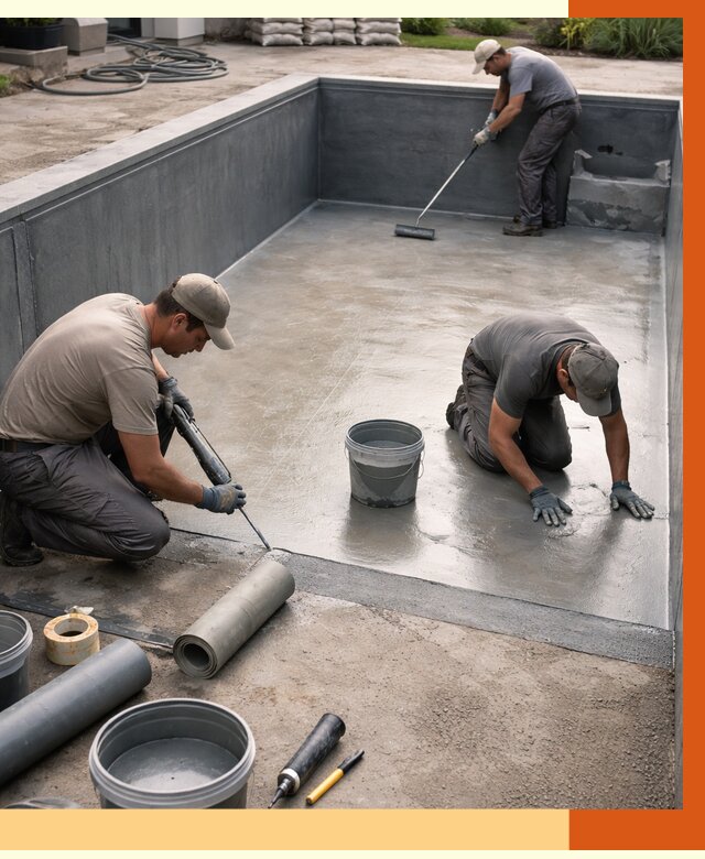 Профессиональная гидроизоляция бассейна в Бузулуке от 6776 руб. за м2 | ТепломастерБзл