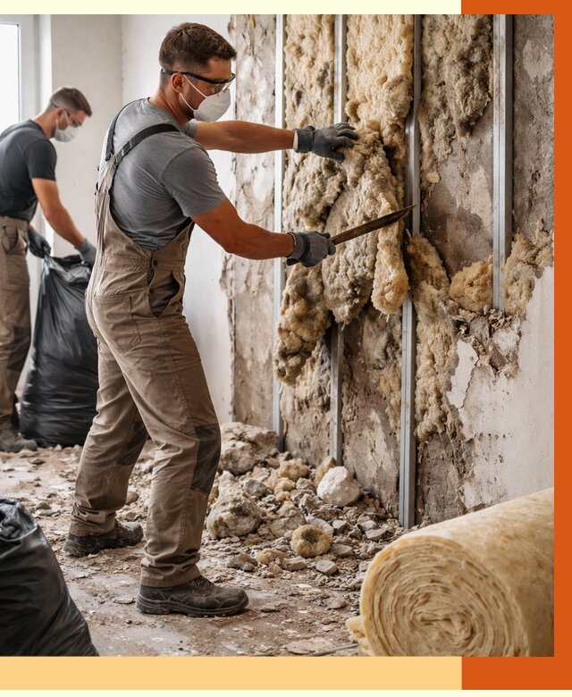 Демонтаж старого утеплителя в Бузулуке от 3648 руб. — работы под ключ | ТепломастерБзл