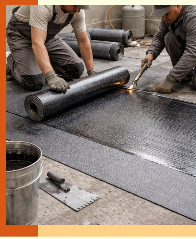 Монтаж гидроизоляционной мембраны в Бузулуке для зданий и конструкций
