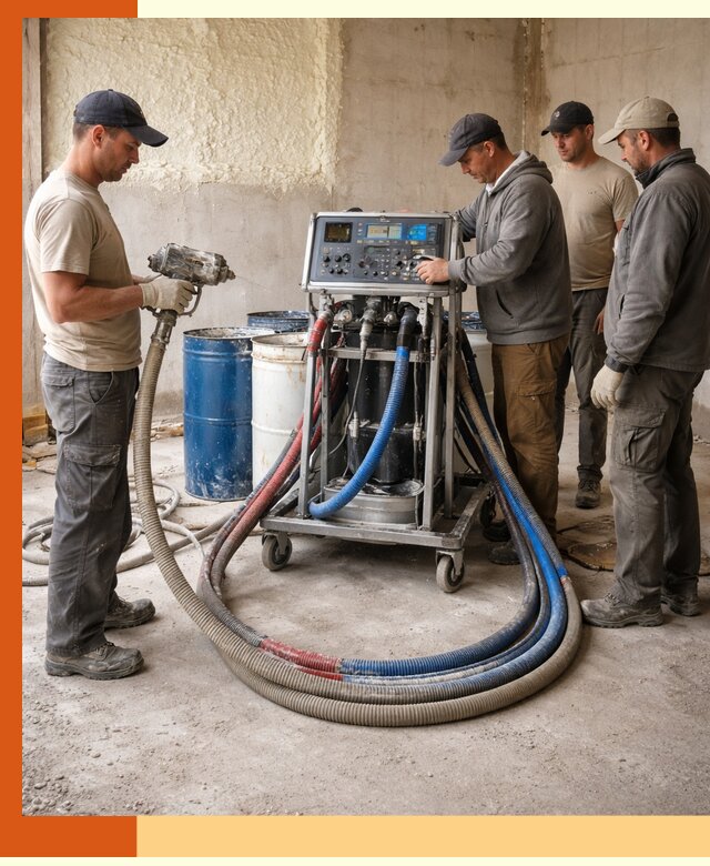 Аренда установки для напыления ППУ в Бузулуке на выгодных условиях